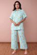 SEA GREEN RAYON CO ORD SET