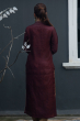 MAROON TUSSAR EMBROIDERED LONG KAMEEZ