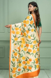 Hand Painted Silk Saree