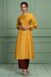 YELLOW EXCLUSIVE TUSSAR LONG KAMEEZ