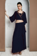 NAVY BLUE DOLA SILK EXCLUSIVE SKIRT SET