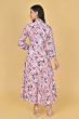 PINK RAYON PRINTED LONG KAMEEZ