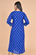 Blue Chanderi Exclusive Long Kameez