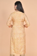 BEIGE PRINTED TUSSAR EXCLUSIVE LONG KAMEEZ