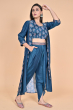 TEAL Exclusive MASLIN DHOTI SET