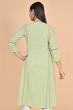 Green Chikankari Long Kameez