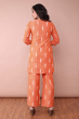 ORANGE IKKAT CO ORD SET