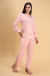 PEACH LINEN CO ORD SET