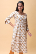 MULTICOLORED COTTON PRINTED LONG KAMEEZ