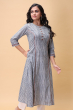 BLUE COTTON PRINTED LONG KAMEEZ