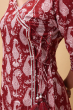 MAROON COTTON PRINTED LONG KAMEEZ