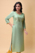 GREEN RAYON WOVEN LONG KAMEEZ