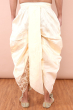 cream Ready To Wear Dupion Dhoti