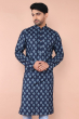 Blue Digital Printed Long Kurta