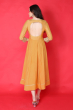 YELLOW MUSLIN EMBROIDERED EXCLUSIVE LONG DRESS