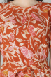 ORANGE RAYON PRINTED LONG KAMEEZ