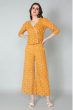 YELLOW COTTON PANT SET