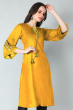 YELLOW RAYON EXCLUSIVE LONG KAMEEZ