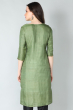 GREEN TUSSAR LONG KAMEEZ