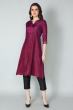 MAGENTA MUSLIN LONG KAMEEZ