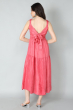 PINK DOLA SILK EXCLUSIVE LONG DRESS