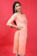 PEACH COTTON LONG KAMEEZ