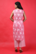 Red Cotton Print PALAZZO SET