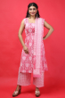 Red Cotton Print PALAZZO SET