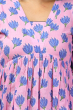 PINK COTTON PRINTED PATIALA SET