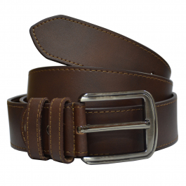 NEWPORT Men Brown Genuine Leather Belt Brown - Price in India