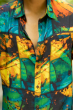 Multicolor Digital Printed Rayon Half Shirt