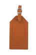 GENUINE LEATHER TAN LUGGAGE TAG