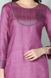 PURPLE TUSSAR LONG KAMEEZ