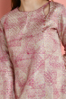 PINK PRINTED TUSSAR EXCLUSIVE LONG KAMEEZ