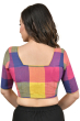 MULTICOLORED COTTON BLOUSE