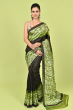 BLACK BATIK SILK SAREE