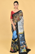 MULTI COLOURED BATIK SILK SAREE