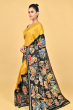 YELLOW BATIK SILK SAREE