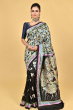 MULTI COLOURED SILK BATIK SAREE