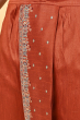 RUST READY TO WEAR COTTON SLUB DHOTI