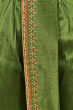 GREEN READY TO WEAR DUPION SILK DHOTI