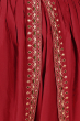 RED COTTON TUSSAR READY TO WEAR DHOTI