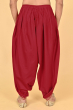 RED COTTON TUSSAR READY TO WEAR DHOTI