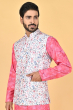 MULTI COLOURED DIGITAL PRINTED ETHNIC JACKET