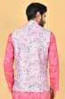 PINK DIGITAL PRINTED ETHNIC JACKET