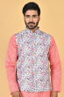 MULTI COLOURED DIGITAL PRINTED ETHNIC JACKET