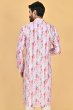 MULTI COLOUR PRINTED COTTON BLEND LONG KURTA