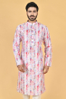 MULTI COLOUR PRINTED COTTON BLEND LONG KURTA