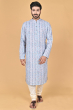 MULTI COLOUR PRINTED COTTON BLEND LONG KURTA