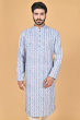 MULTI COLOUR PRINTED COTTON BLEND LONG KURTA